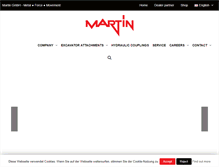 Tablet Screenshot of martin.at